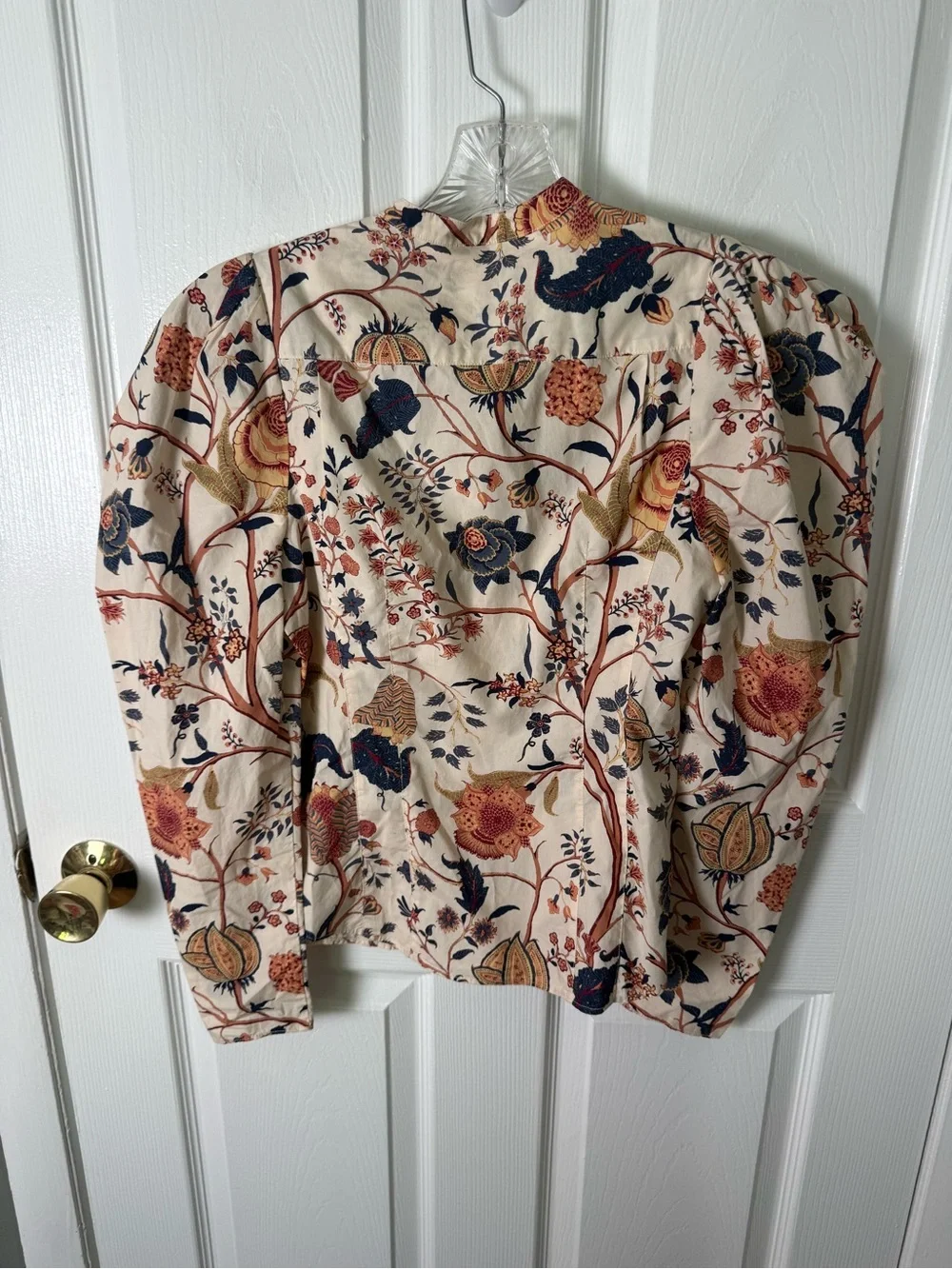 Ulla Johnson Harriet Floral Puff Sleeve Blouse 0
